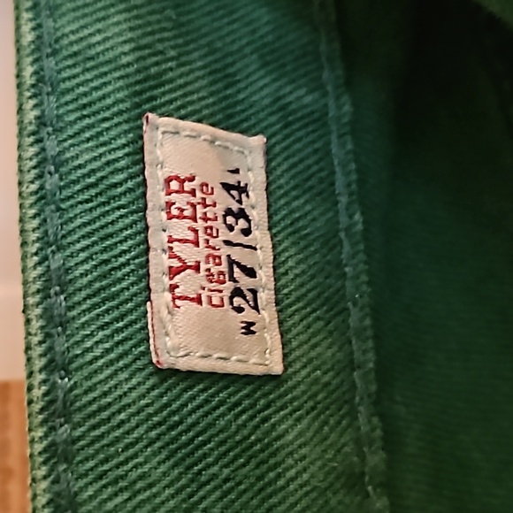 Tall, Low-Rise MEK DNM Jeans 27/34 in RARE Emerald Green ๐ - Picture 3 of 5